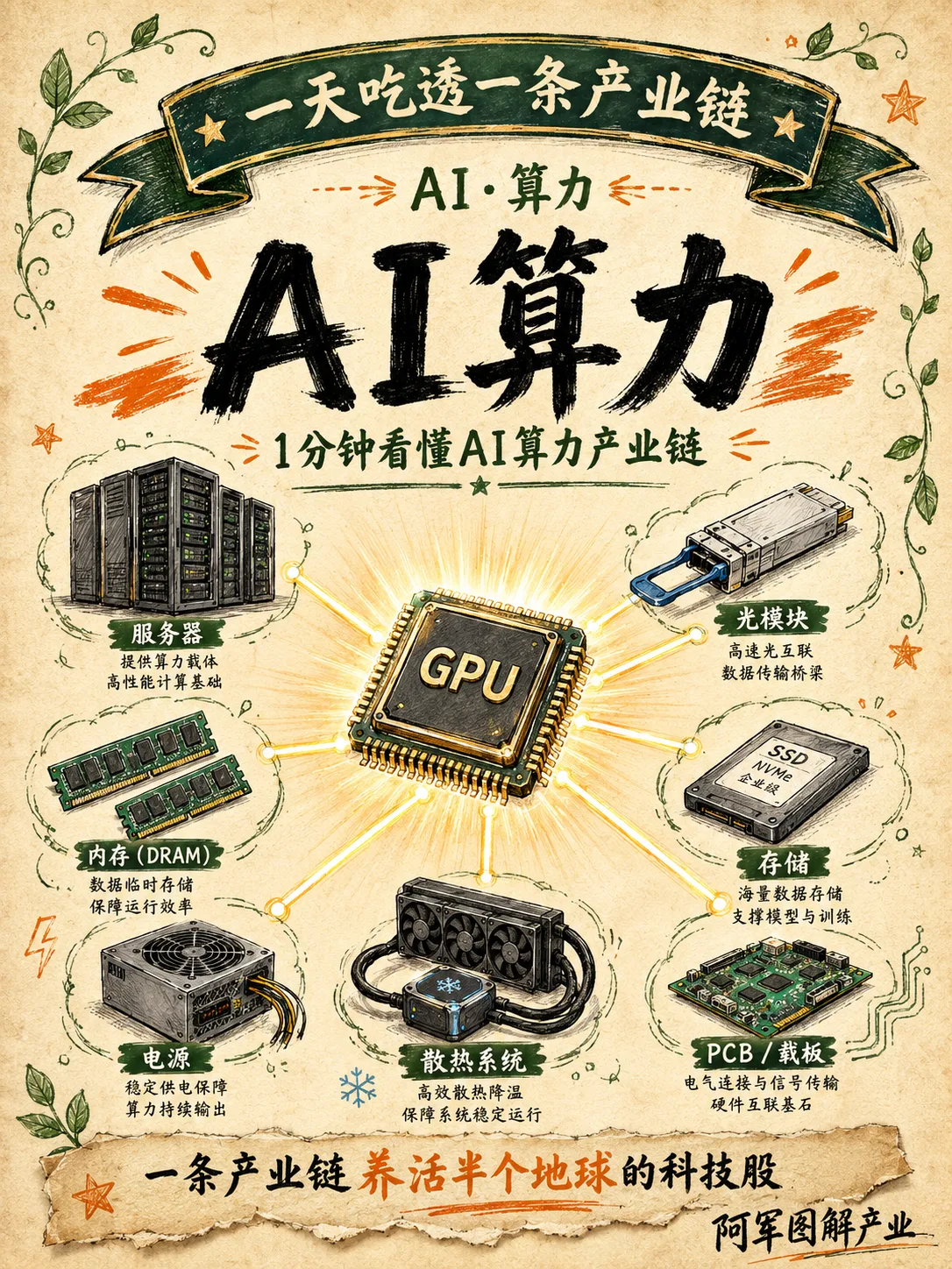 AI 算力产业链图解封面