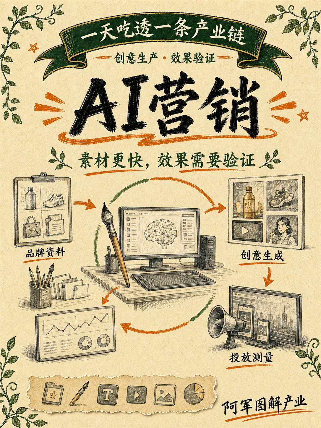 AI 营销产业链图解封面