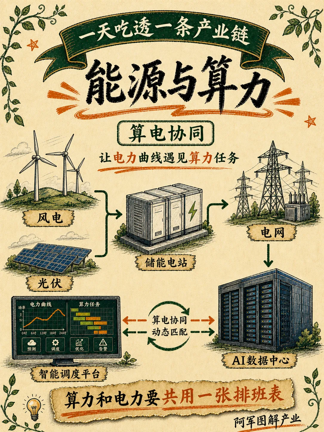 算电协同产业链图解封面