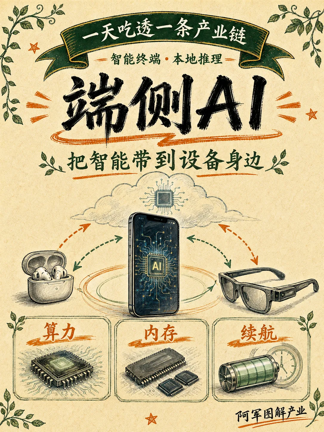 端侧 AI产业链图解封面