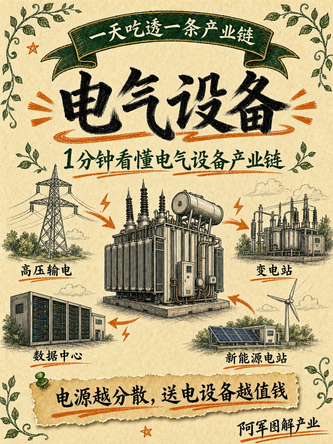电气设备产业链图解封面