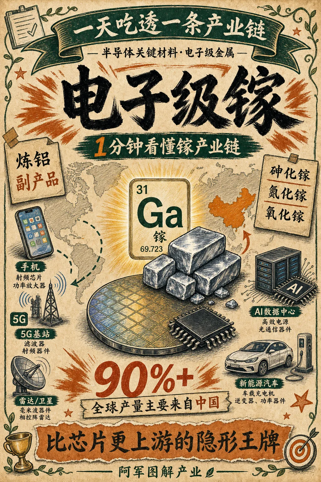 镓产业链图解封面