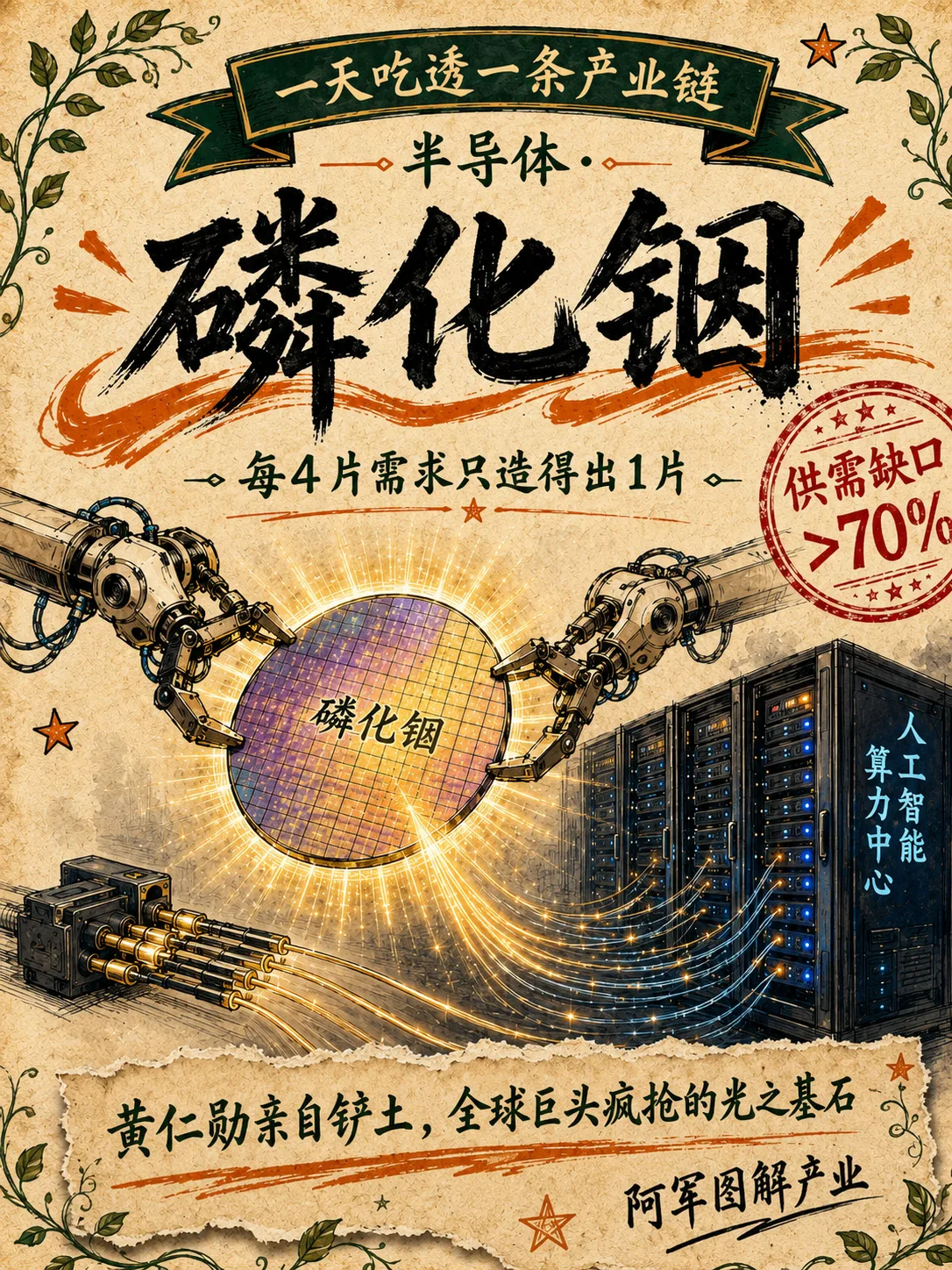 磷化铟产业链图解封面