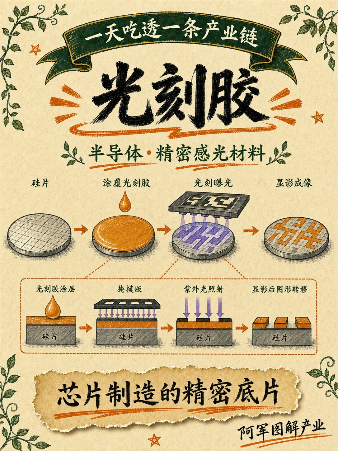 光刻胶产业链图解封面