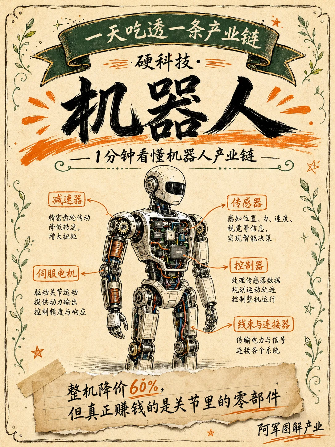 机器人产业链图解封面