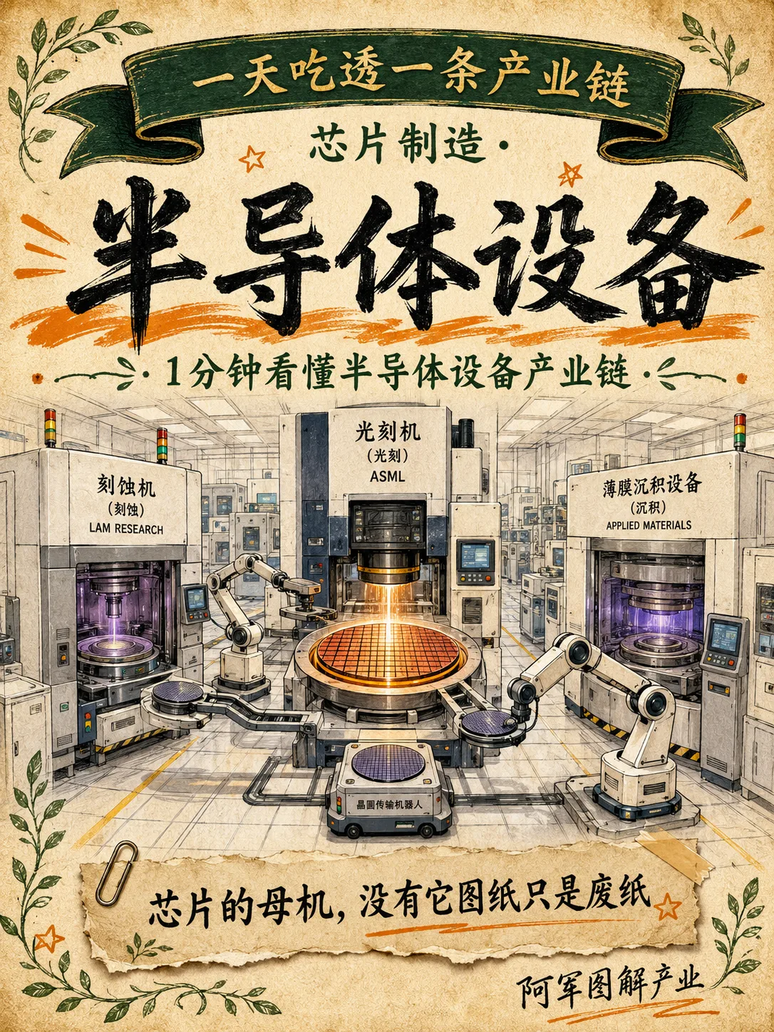半导体设备产业链图解封面