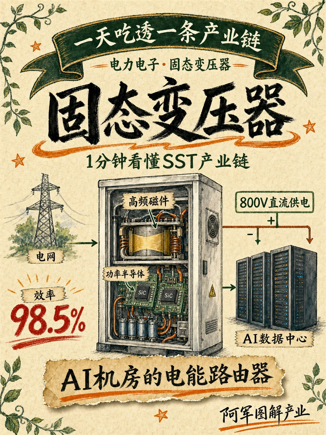 固态变压器产业链图解封面