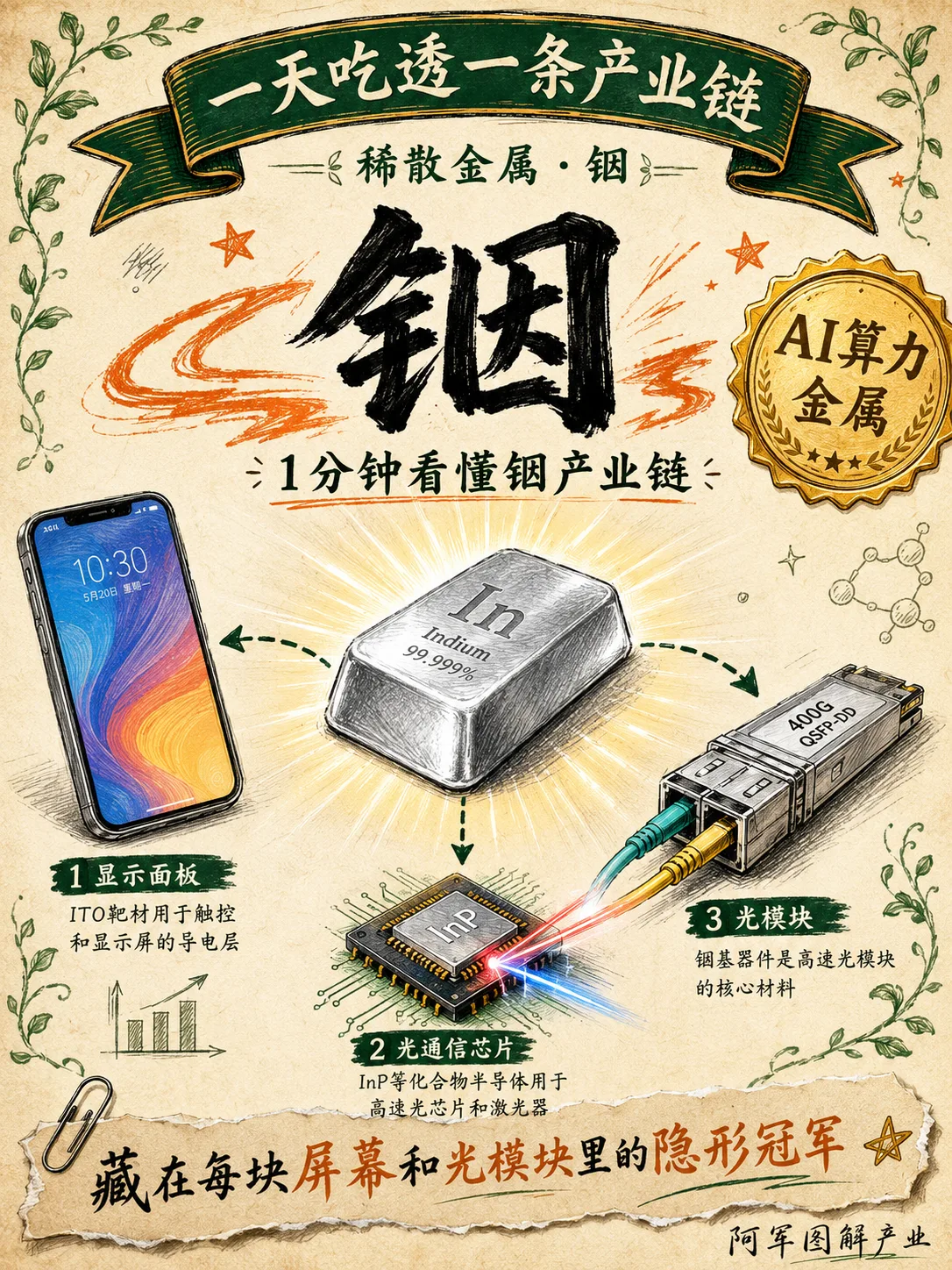 铟产业链图解封面