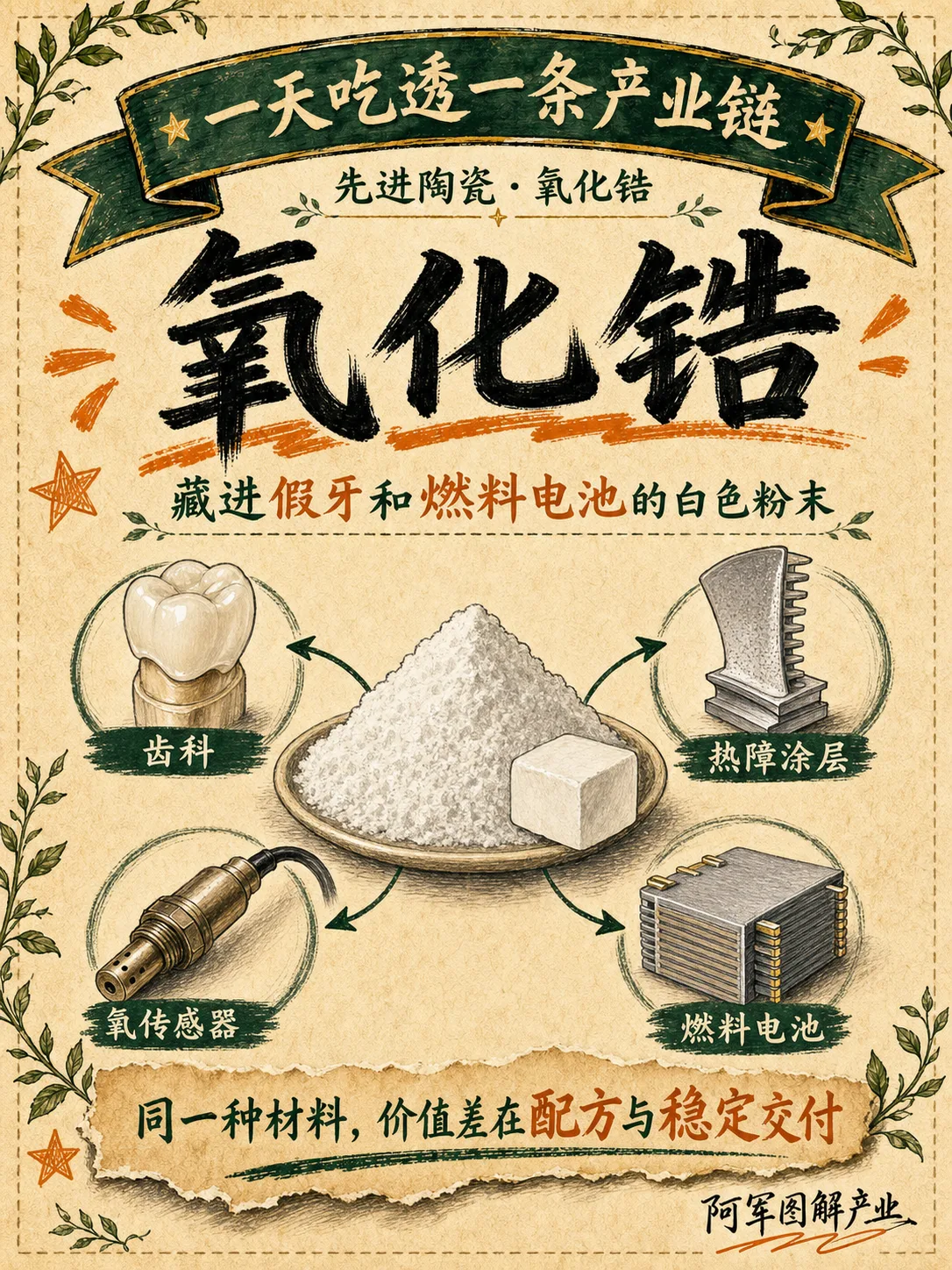 氧化锆产业链图解封面